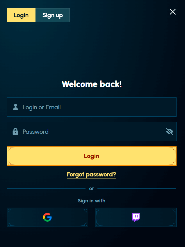 Inloggning på spell-win-casino.com